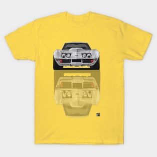 Geo3Doodles Vette Reflect Doodle T-Shirt